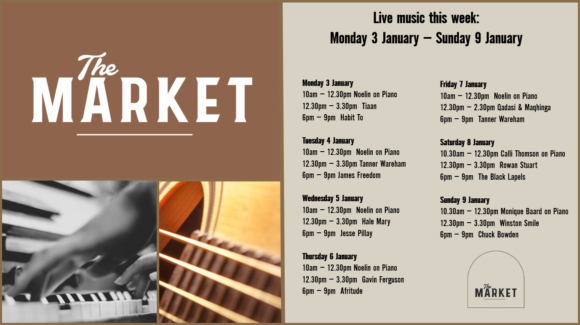 THE MARKET – 3 – 9 JANUARY