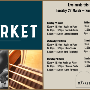 THE MARKET –  22 – 27 MARCH