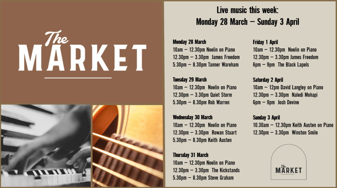 THE MARKET – 28 MARCH – 3 APRIL