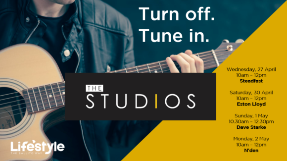 THE STUDIOS: Wed 27th, Sat 30th – Mon 1st
