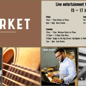 THE MARKET – 15 – 17 JULY