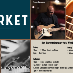 THE MARKET – 8 – 10 JULY