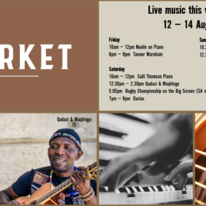 THE MARKET – 12 – 14 AUGUST
