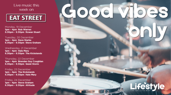 GOOD VIBES ONLY – 19 – 24 DECEMBER