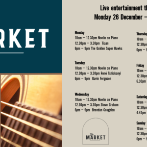 THE MARKET – 26 DECEMBER – 1 JANUARY