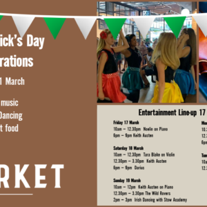 THE MARKET – 17 – 21 MARCH