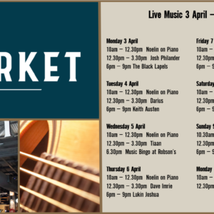 THE MARKET – 3 – 10 APRIL