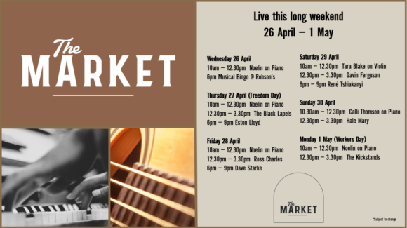 THE MARKET – 26 APRIL – 1 May