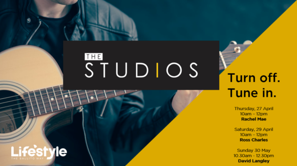 THE STUDIOS: THURS 27TH, SAT 29TH & SUN 30th