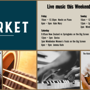 THE MARKET – 14 – 16 JULY