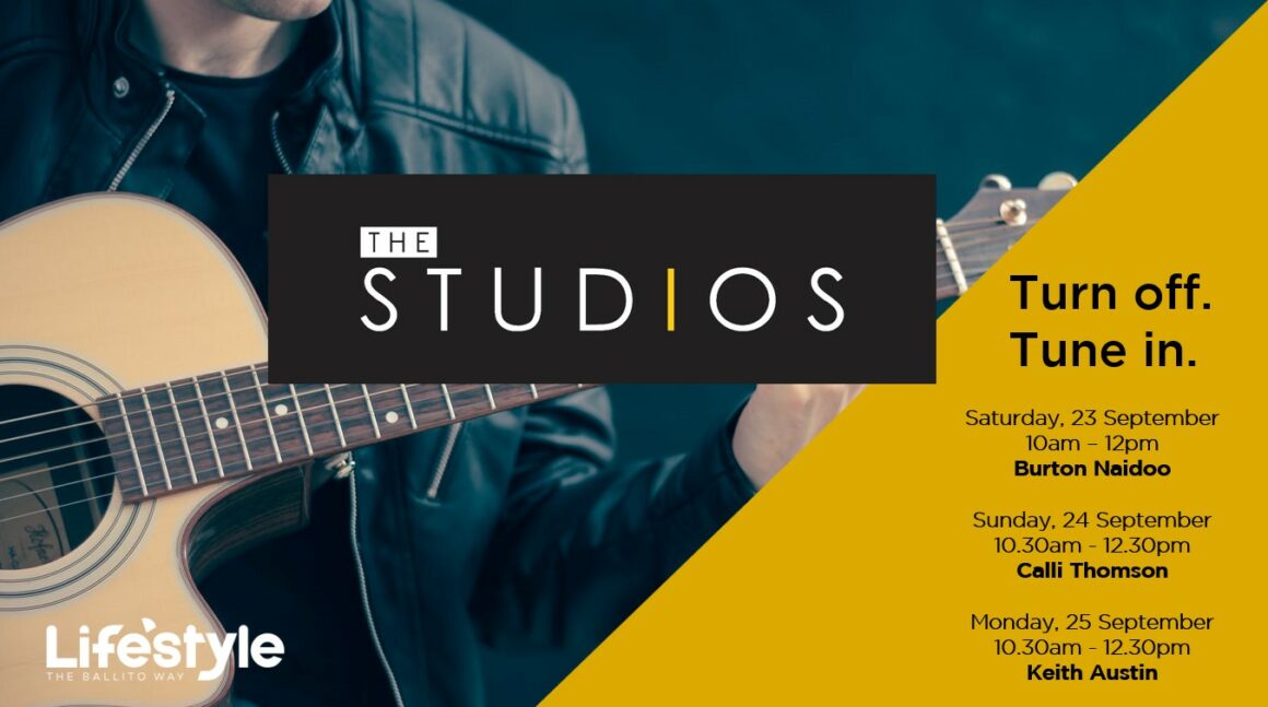 THE STUDIOS: SAT 23RD, SUN 24TH & Mon 25th
